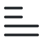 Textalign Justifyleft SVG Icon